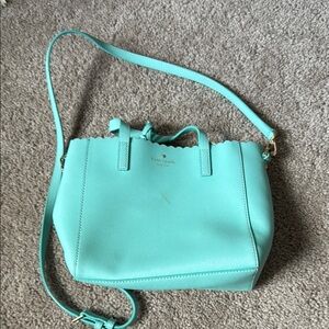 Kate Spade Blue Crossbody Bag with Adjustable Strap